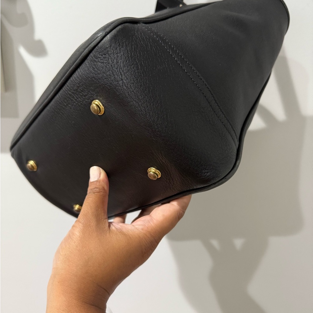 Dooney & Bourke Women's Large Shoulder Bag Tote Shopper Black Leather N - Picture 8 of 16